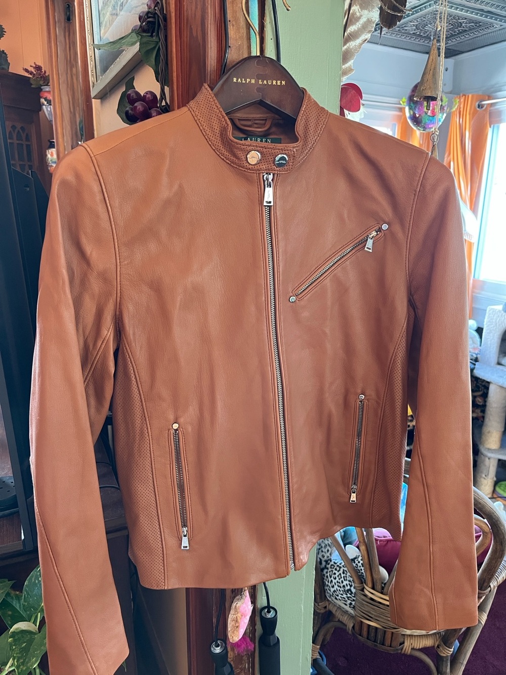 Lauren by Ralph Lauren lamb skin jacket
